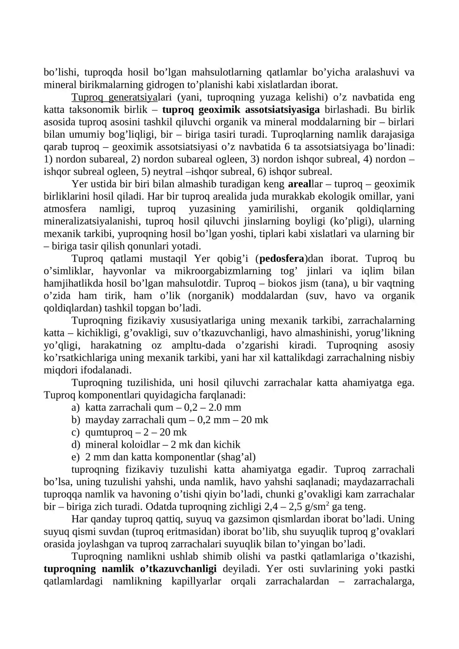 Tuproq ekologiyasi 2