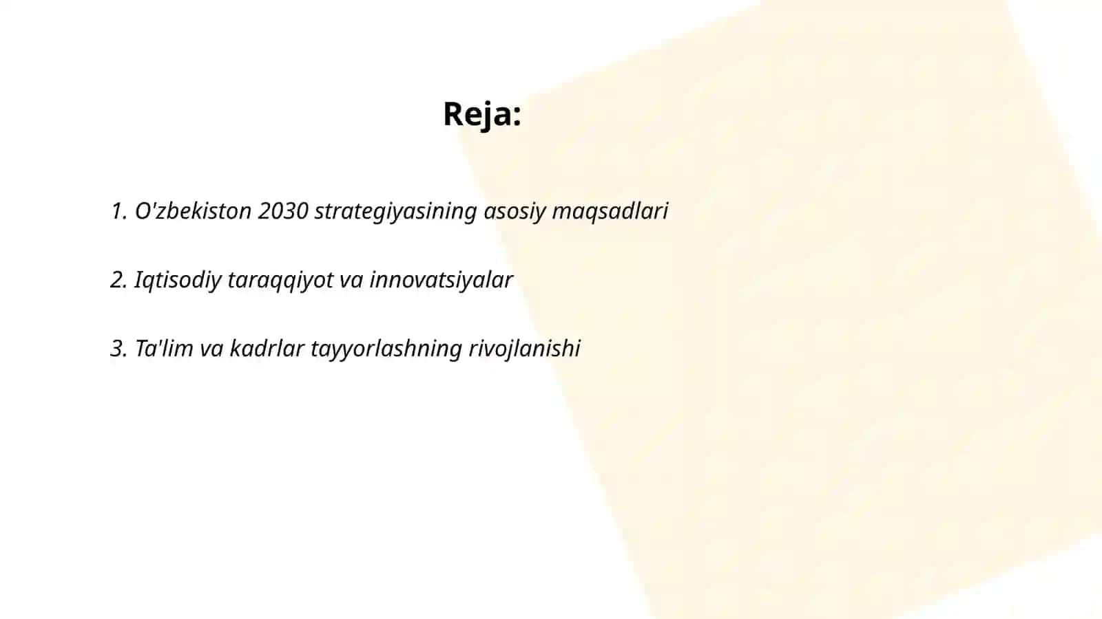 O'zbekiston 2030 strstegiyasi mazmun mohiyati 2