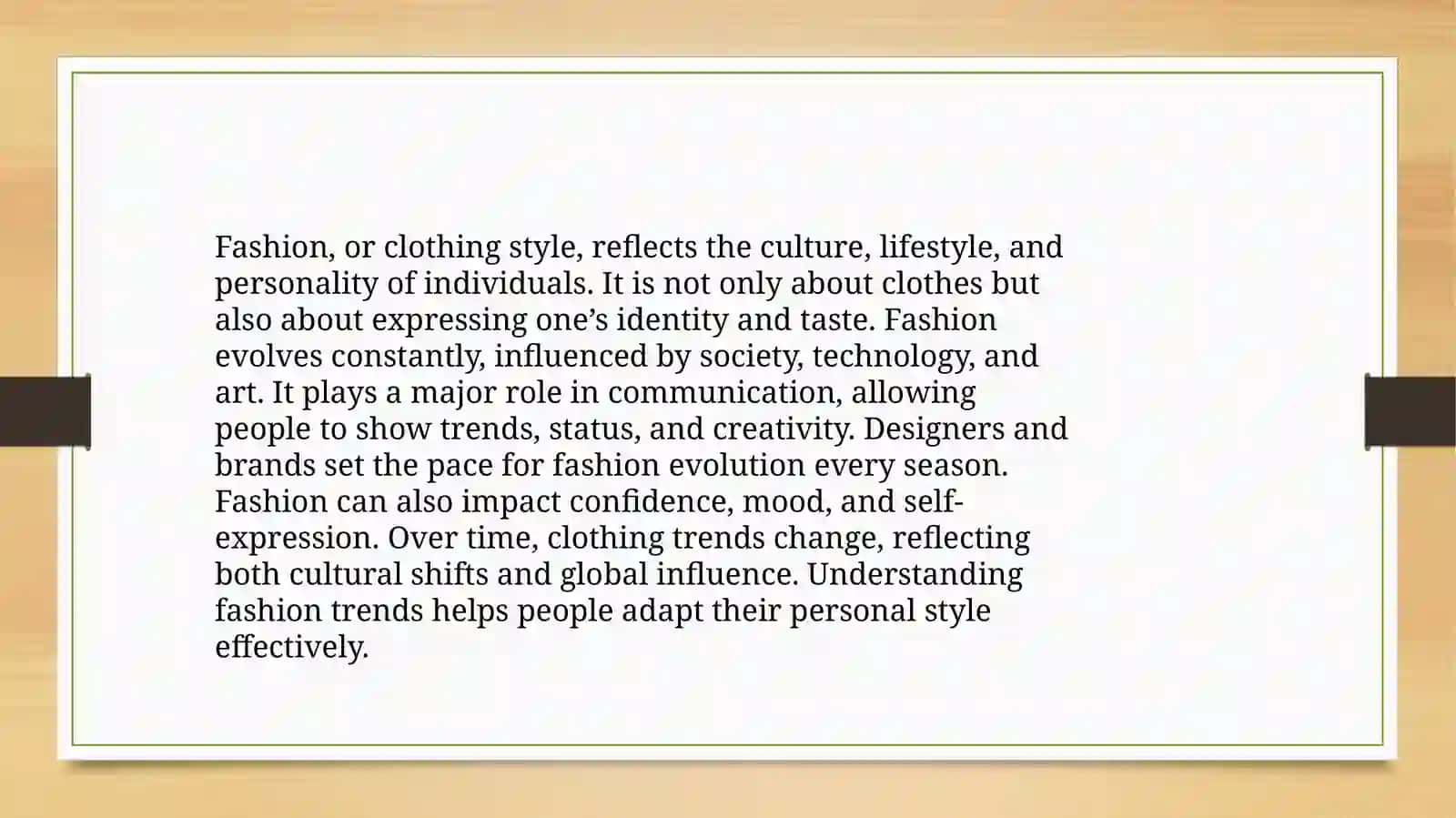 Fashion and Latest Trends 2
