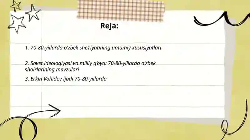 70-80yillarda o’zbek she’riyati 2