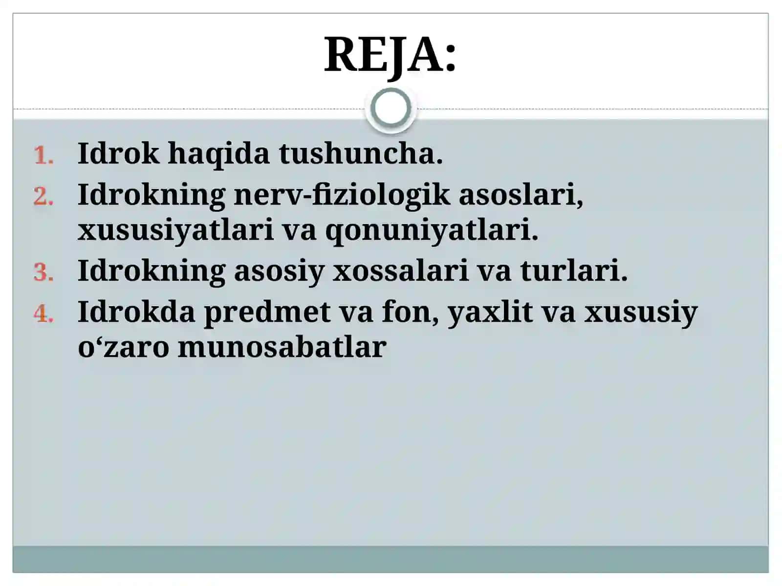 IDROK HAQIDA TUSHUNCHA 2