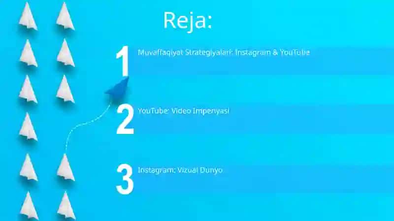 Muvaffaqiyat Strategiyalari: Instagram & YouTube 2