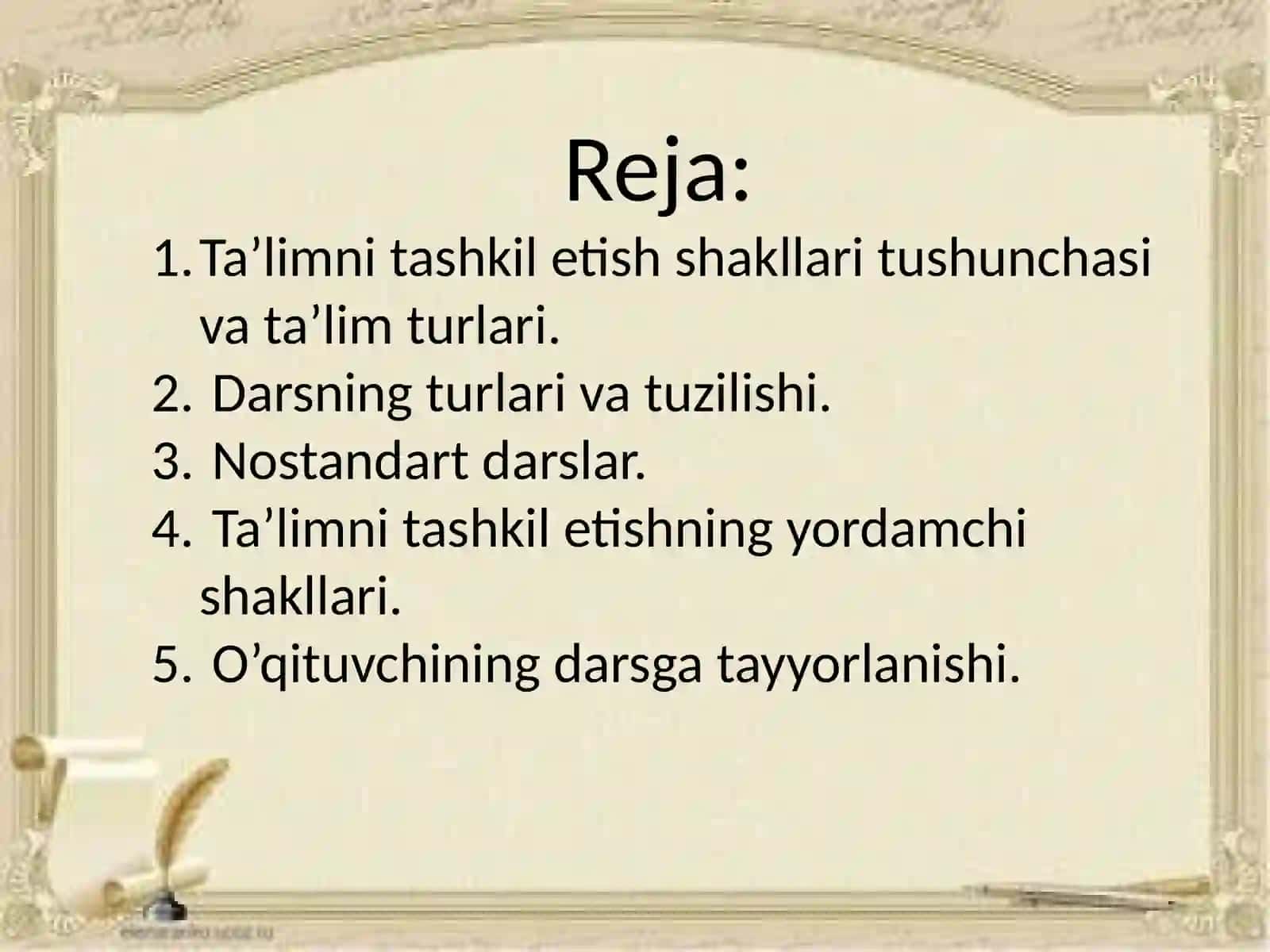 TA’LIMNI TASHKILETISH SHAKILLARI 2