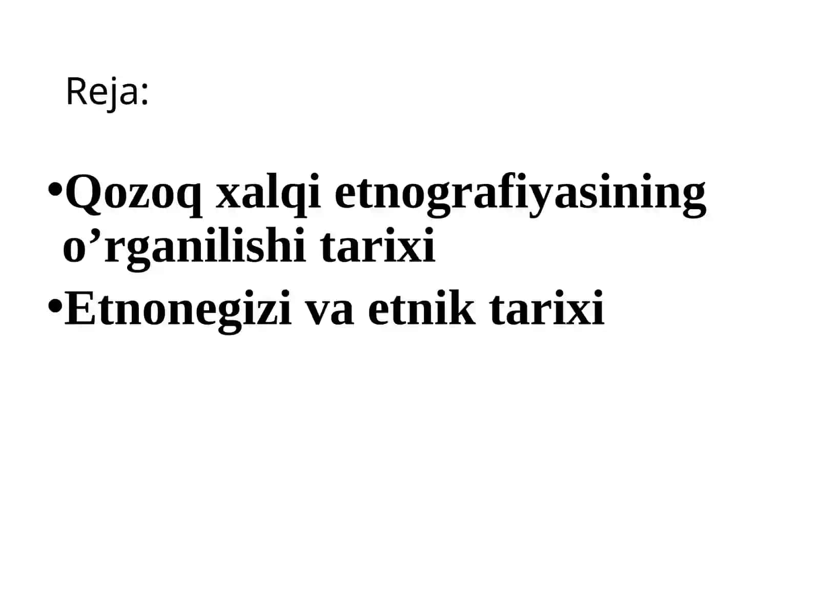 Qozoq xalqi etnografiyasi, etnonegizi va etnik tarixi 2