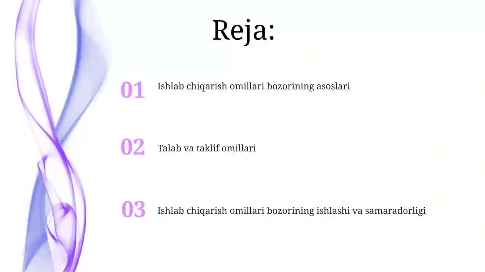 Ishlabchiqarish omillari bozori 2