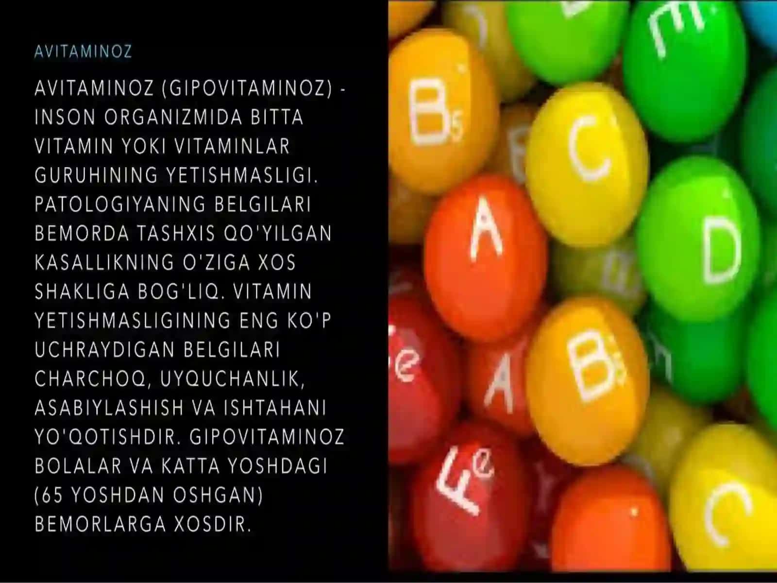 Avitaminoz va gipovitaminoz 2