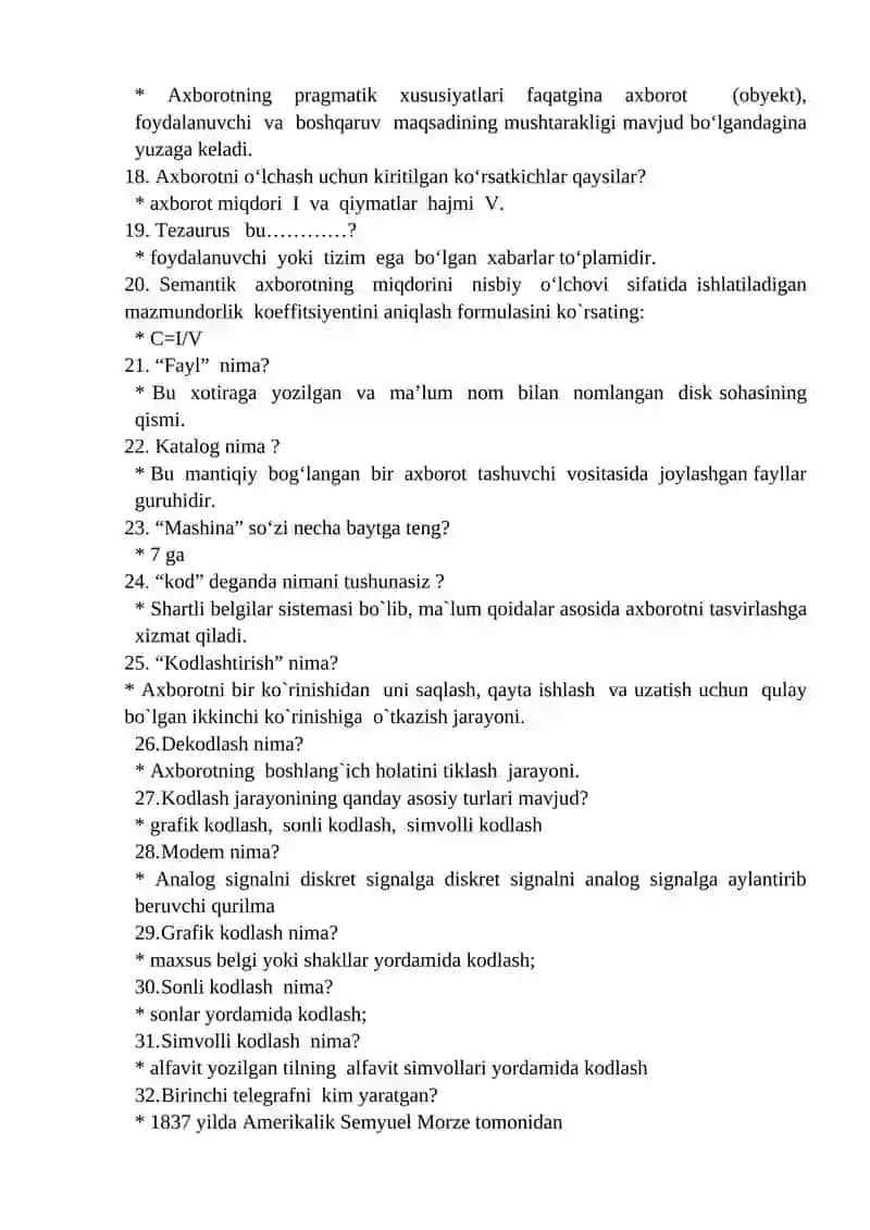 Fan: Informatika Test 2
