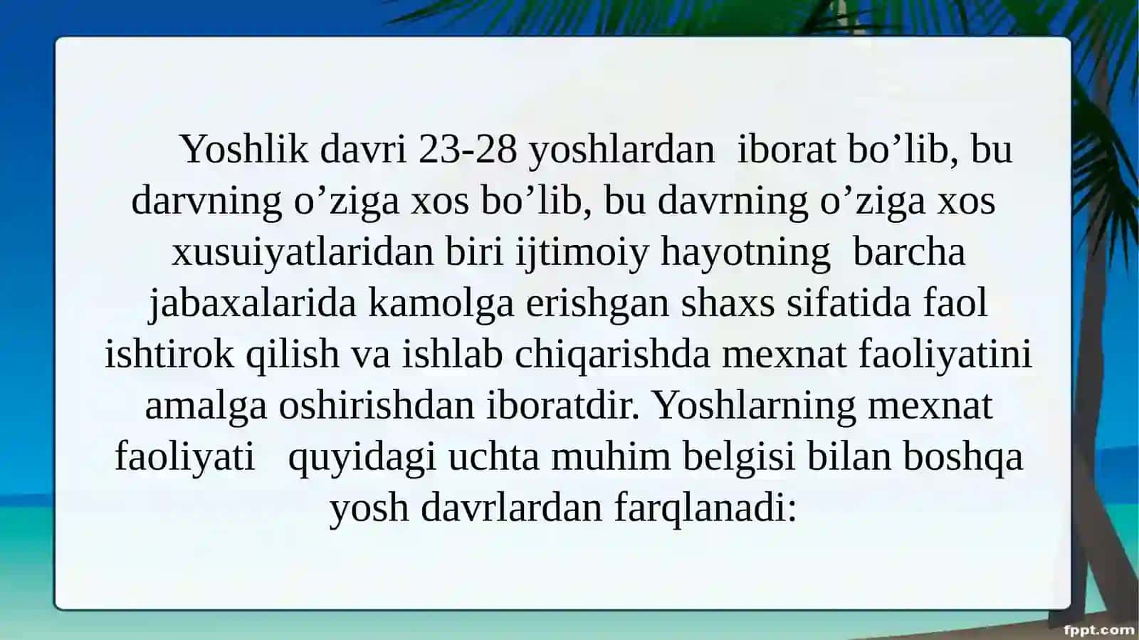 Yetuklik davri psixologiyasi 2