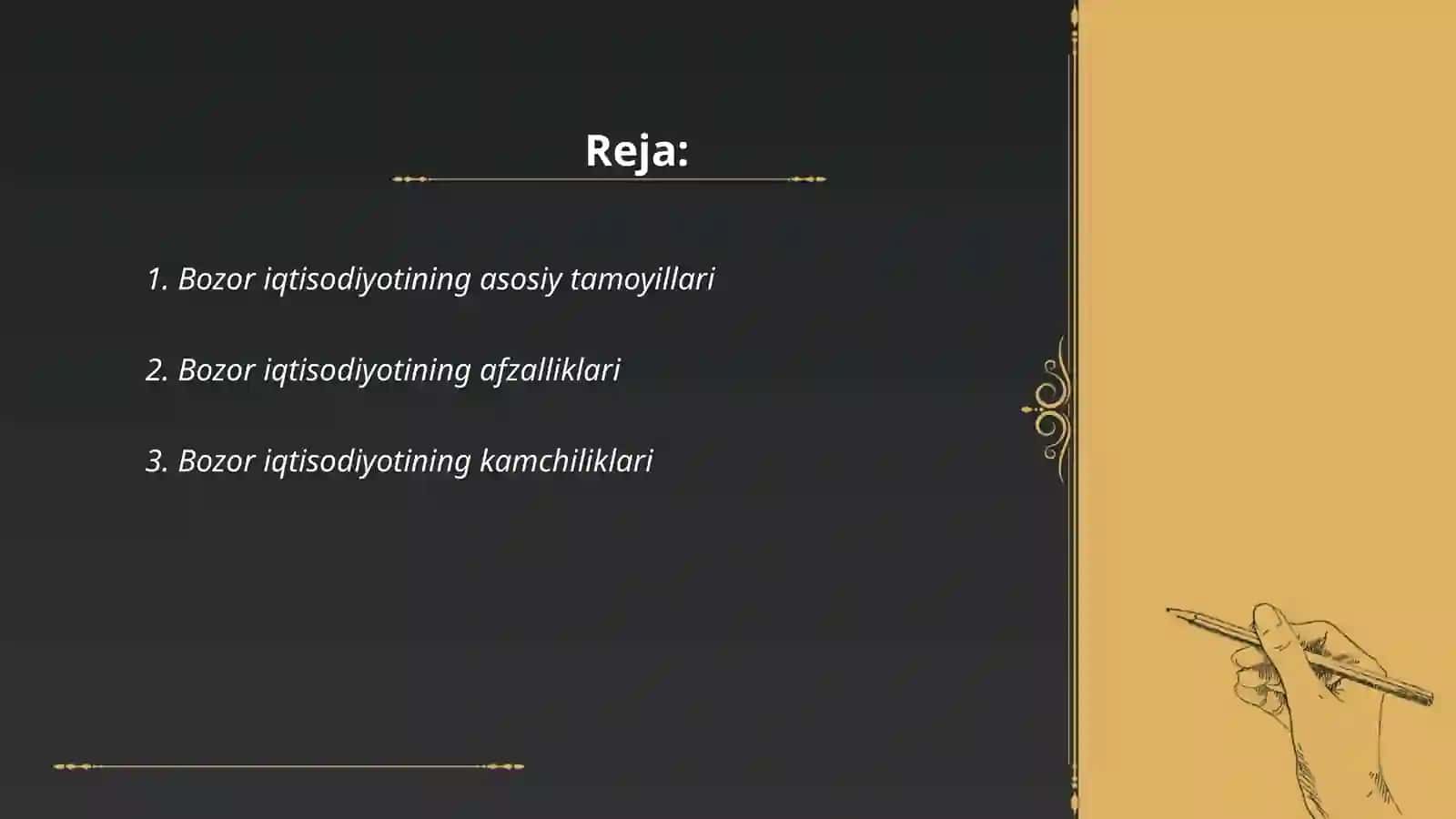 Bozor iqtisodiyotining mazmuni va unga o'tish yo'llari 2