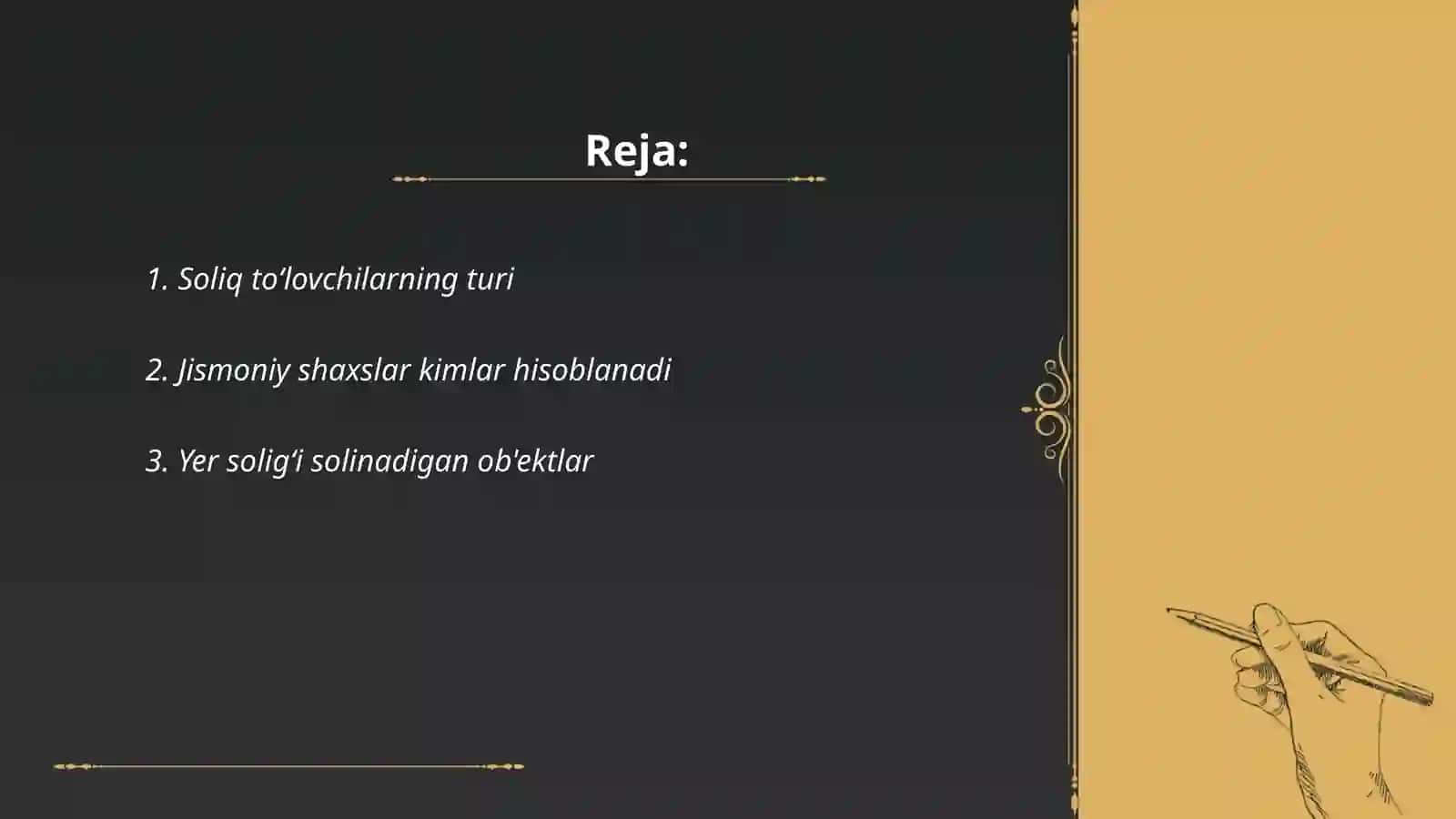 Soliq to'lovchilarning turi 2