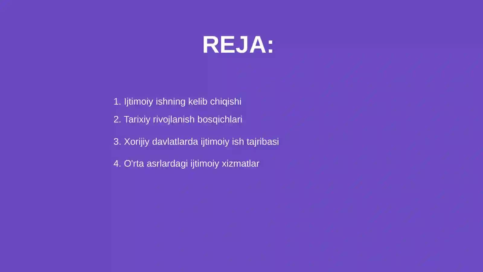 Ijtimoiy ish tarixi va xorijiy tajriba 2