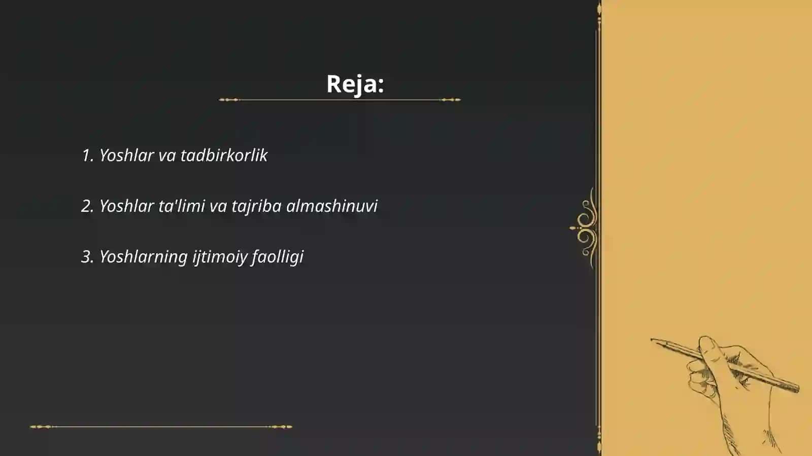 Yosh Buxoroliklar faoliyati 2