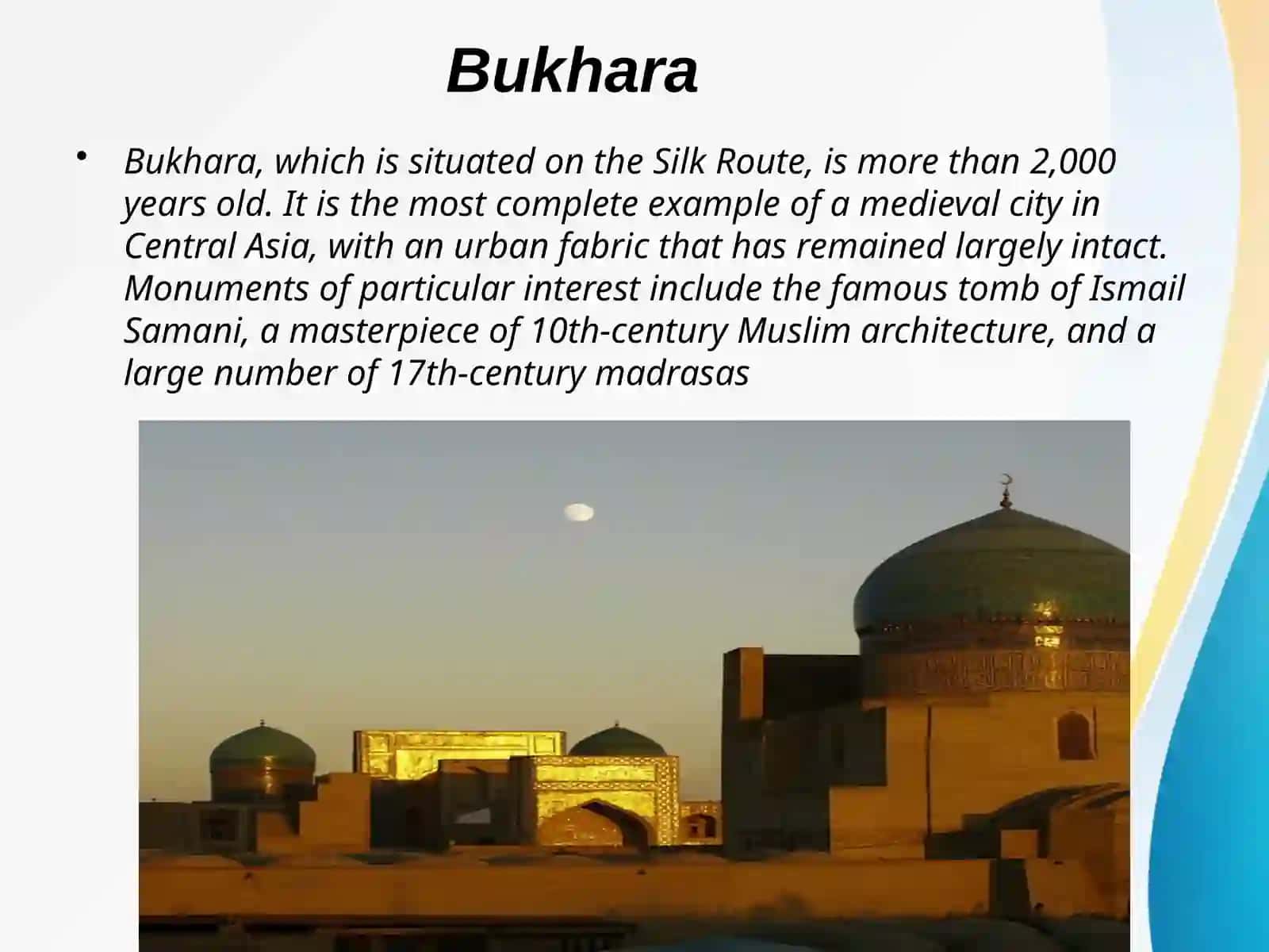 Historical places of Uzbekistan 2