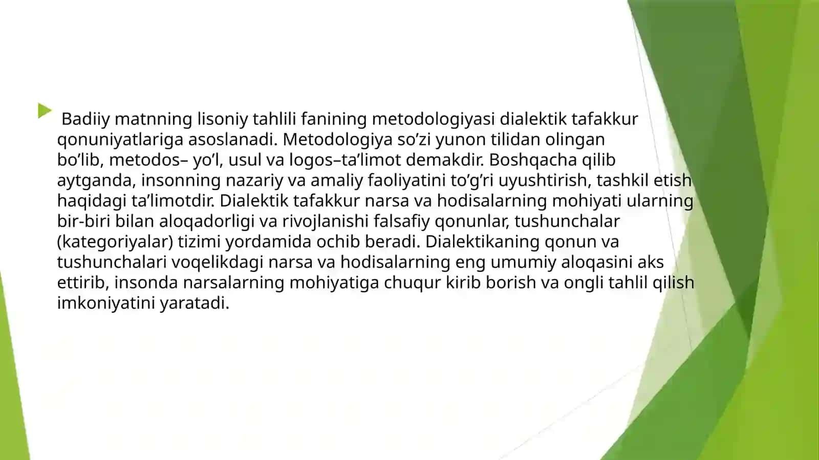 Badiiy  matnni tahlil qilish tamoyillari 2