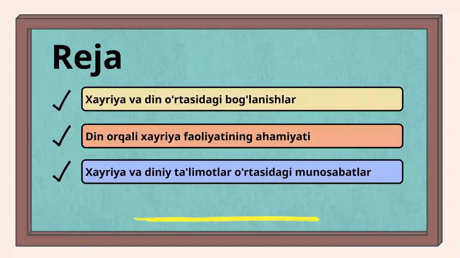 Xayriya va din mavzusida ma'lumot 2