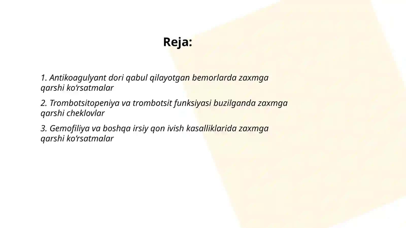 qon quyishda zaxmga qarshi korsatmalar 2