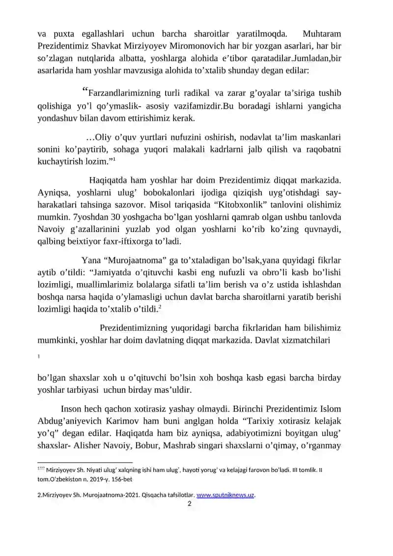 NAVOIY LIRIKASIDA TAZOD SAN’ATI 2