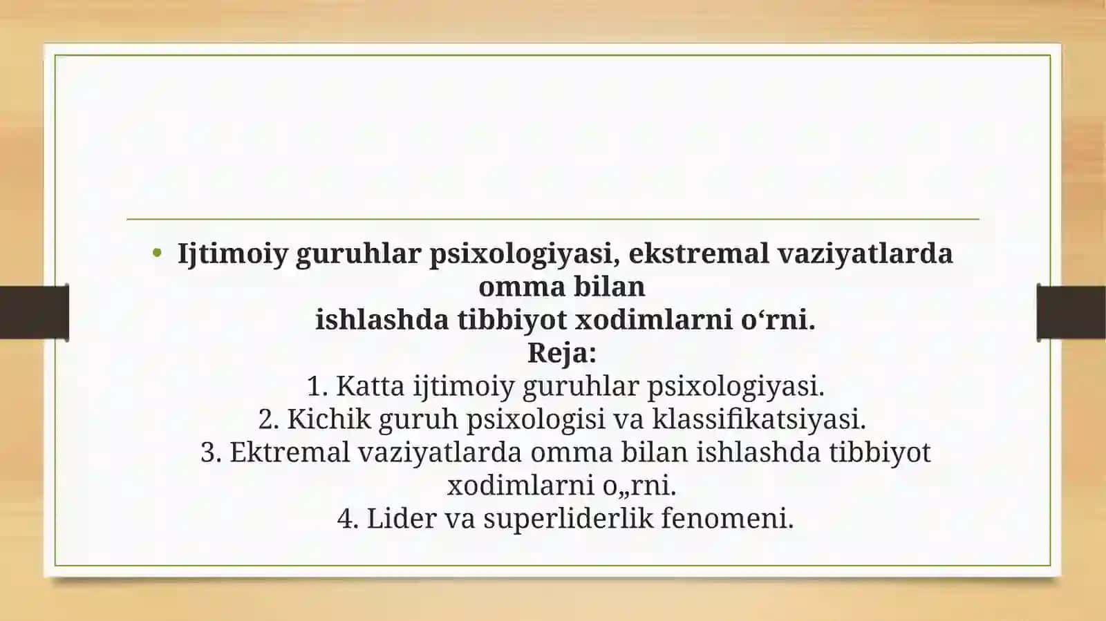 IJTIMOIY GURUHLAR PSIXOLOGIYASI 2