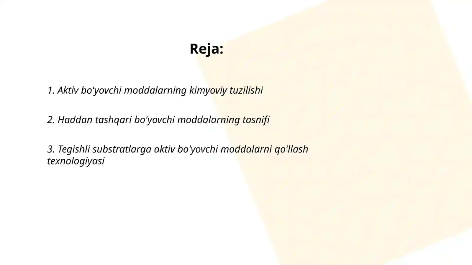 Aktiv bo'yovchi moddalar bilan bo‘yash 2