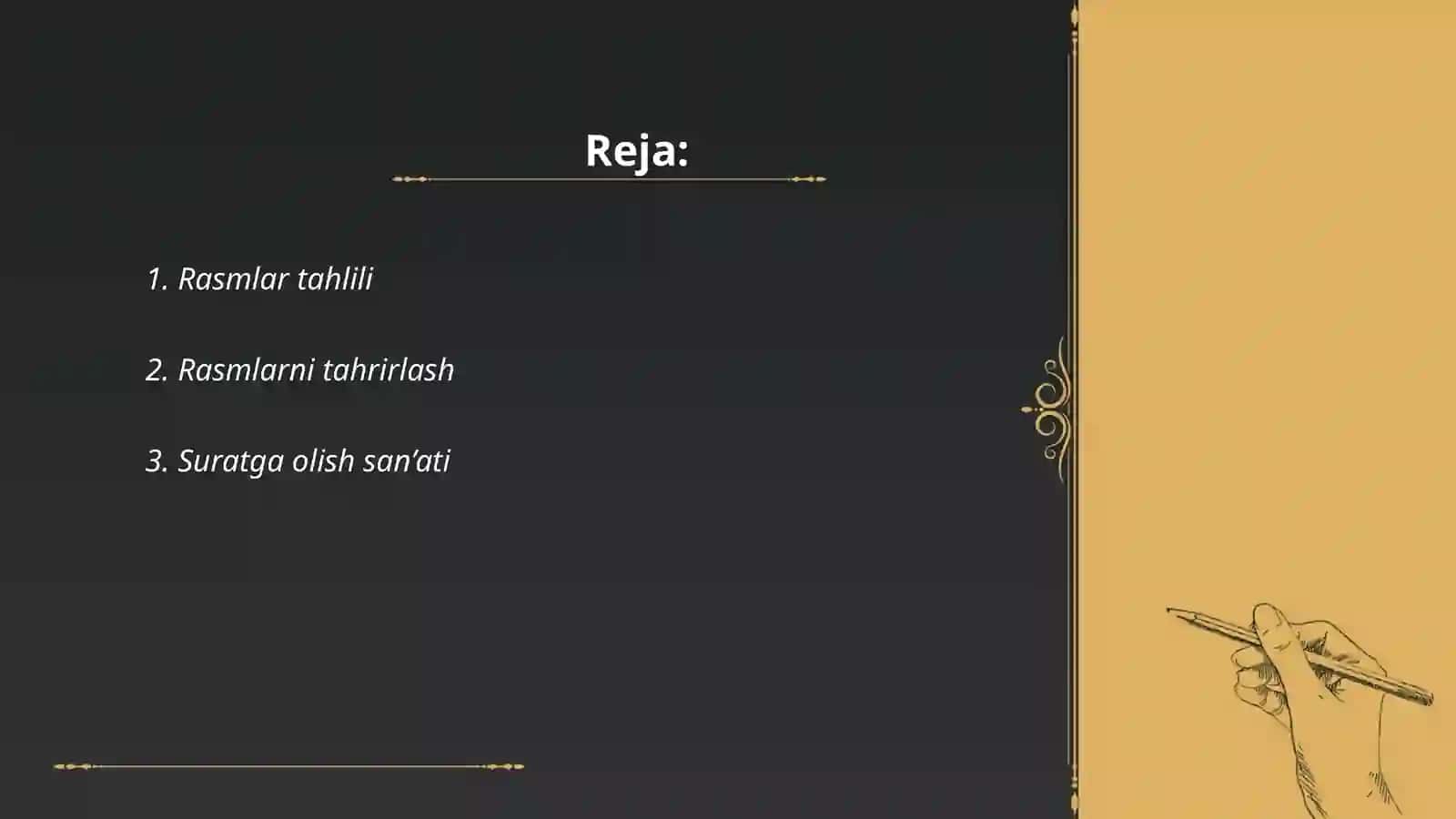 Rasmlar tahlili 2