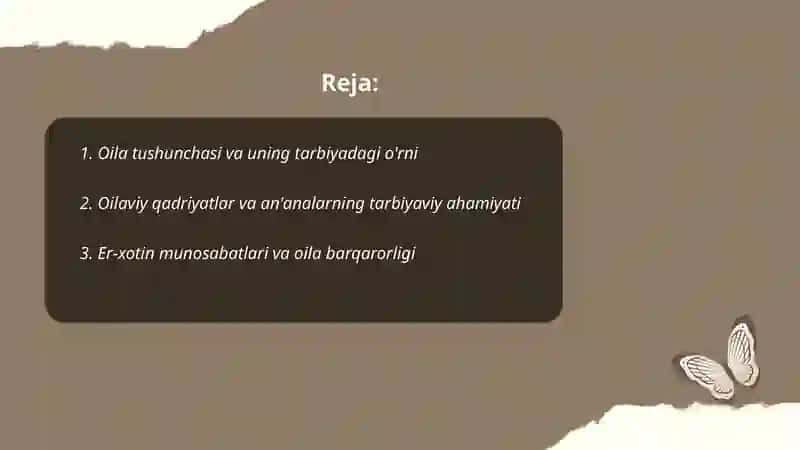 Oil tarbiyasi asoslari 2