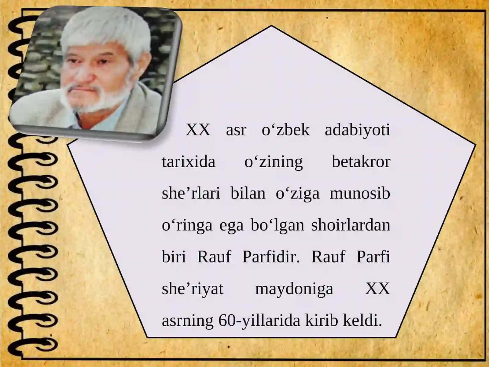 Rauf Parfi she’rlari haqida 2