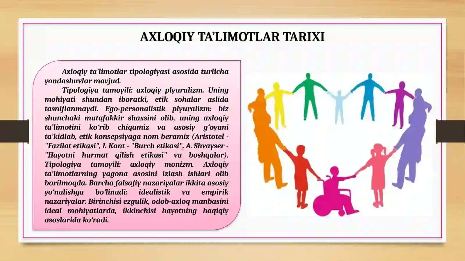 AXLOQIY TA'LIMOTLAR TARIXI 2