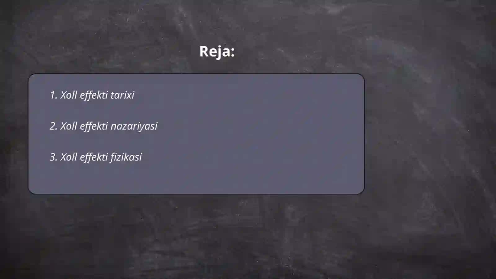 Xoll effekti va uning qoʻllanilishi 2