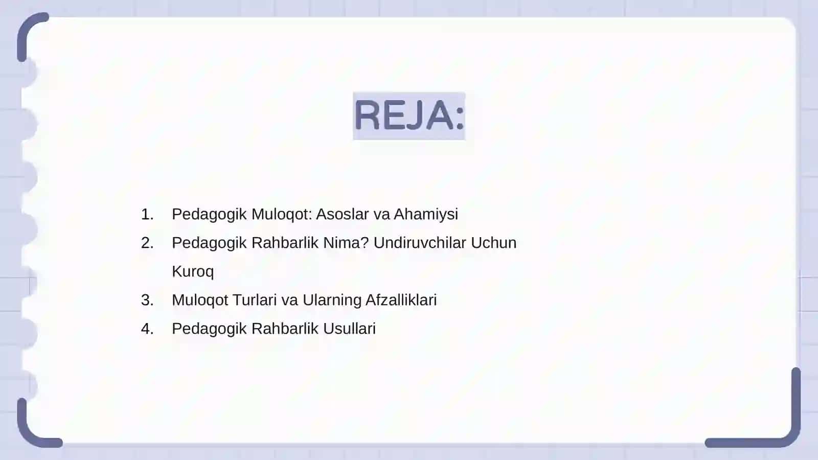 Pedagogik Muloqot va pedagogik rahbarlik uslubi 2