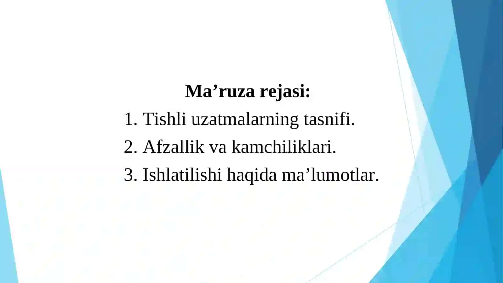 Tishli uzatmalar haqida umumiy tushunchalar 2