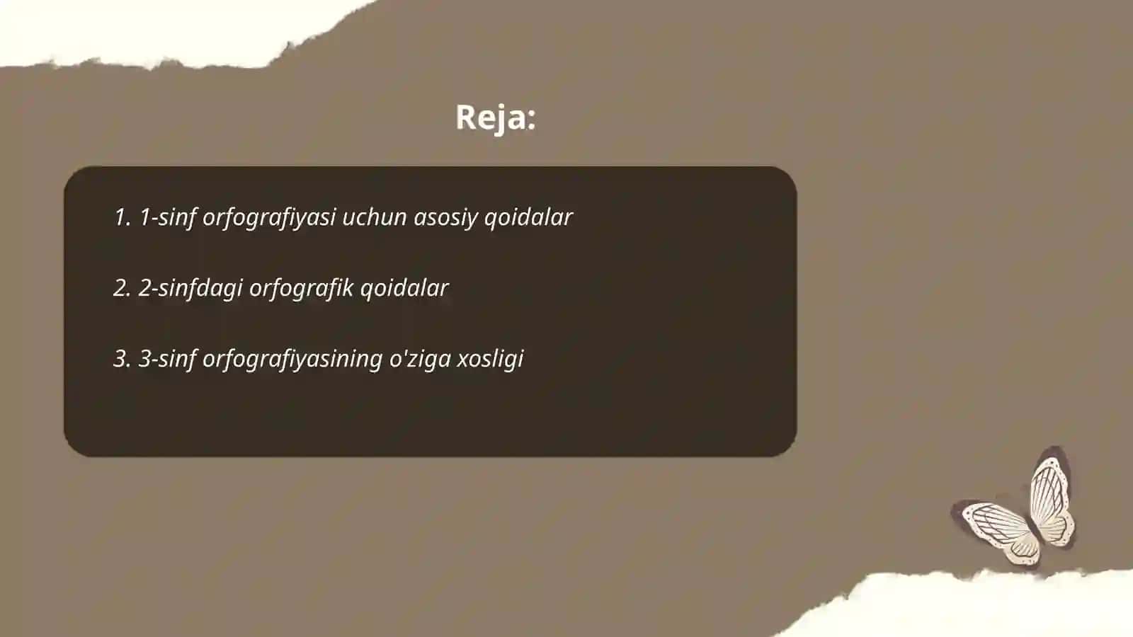 O'quvchilarga orfografiya 2