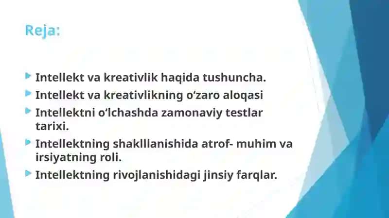Intellekt va Kreativlik 2