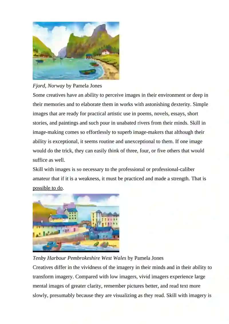 ARTISTIC IMAGE AND IMAGERY 2