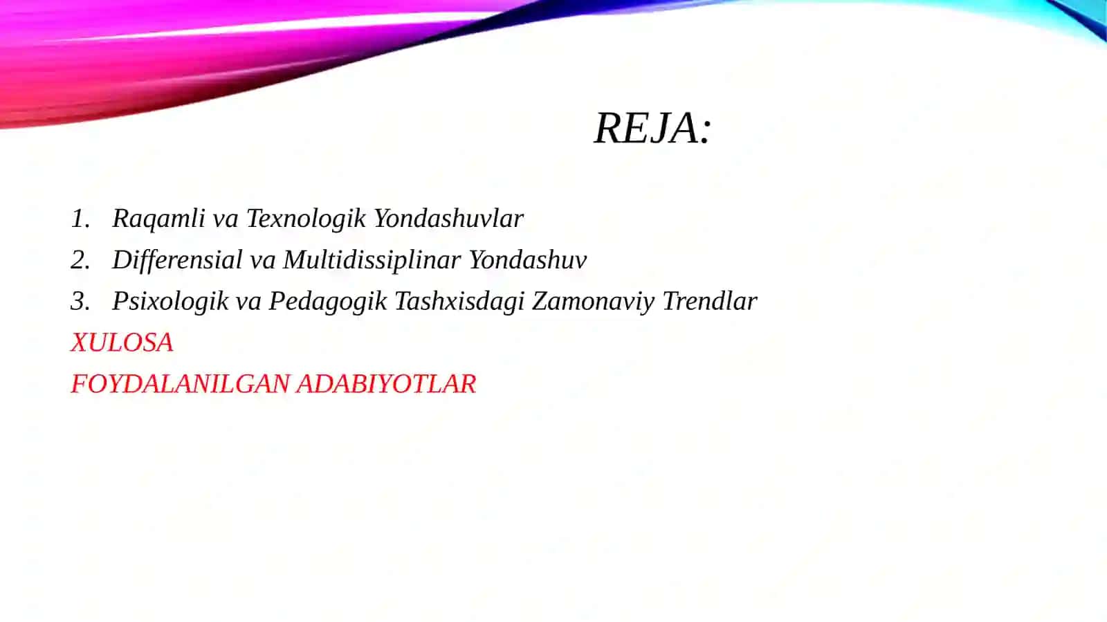 TASHXIS QO‘YISHDA ZAMONAVIY YONDASHUVLAR 2