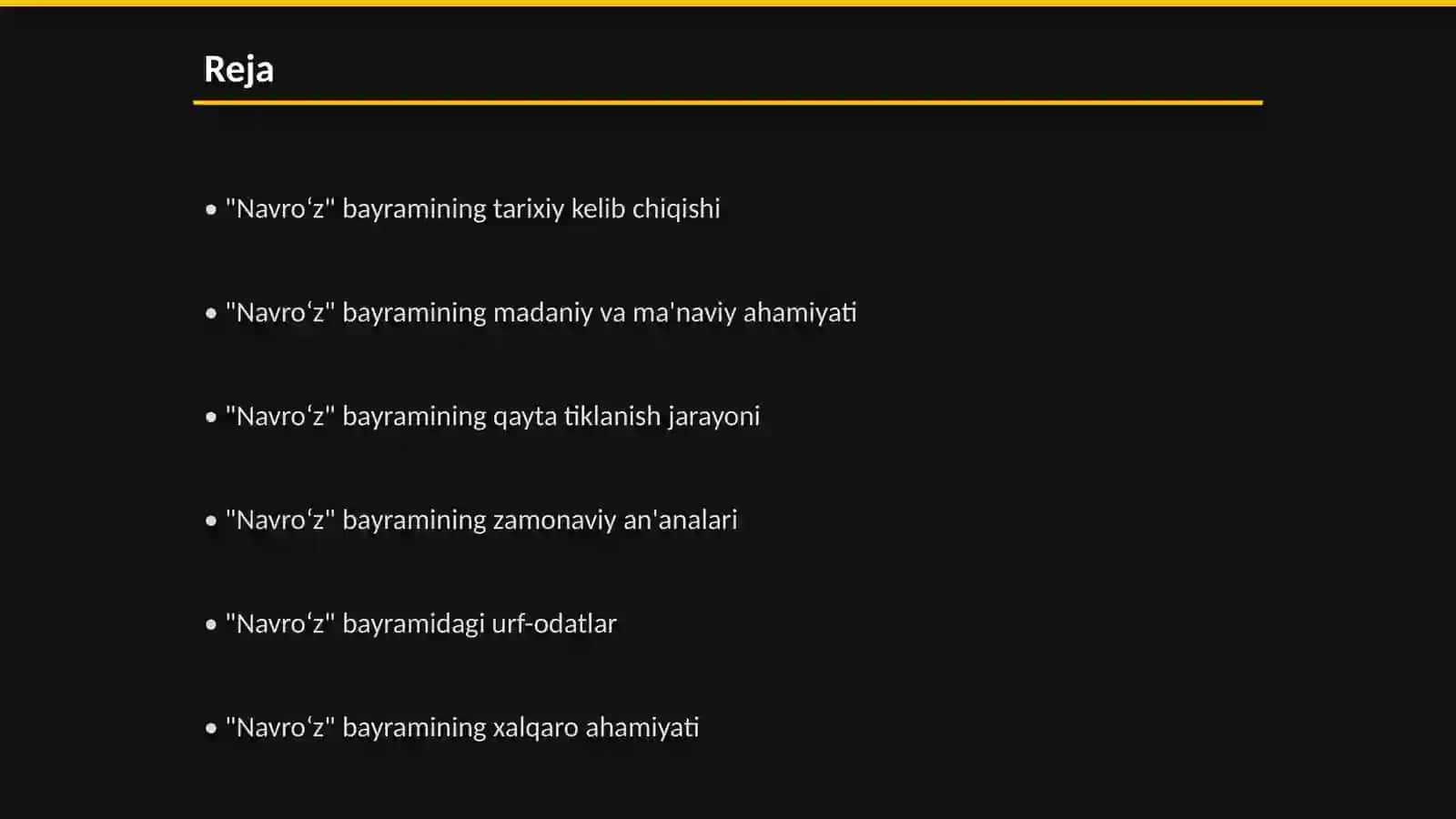 "Navroʻz" umumxalq bayramning qayta tiklanishi 2