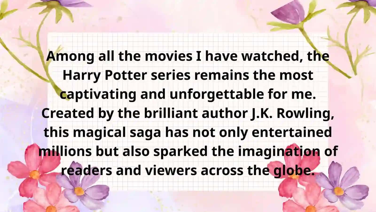 My Favorite Movie Series – Harry Potter 2