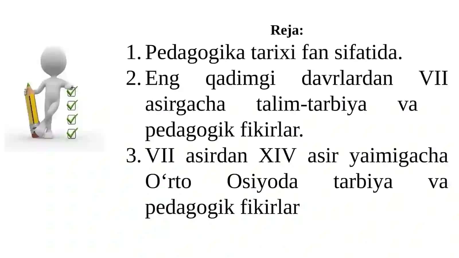 Pedagogika tarixi fan sifatida 2