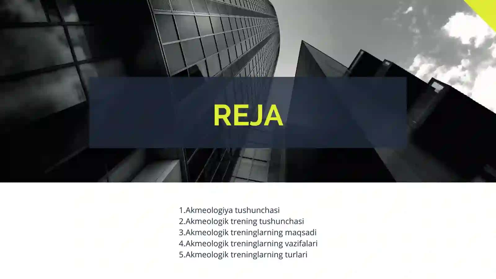 AKMEOLOGIK TRENINGLAR 2