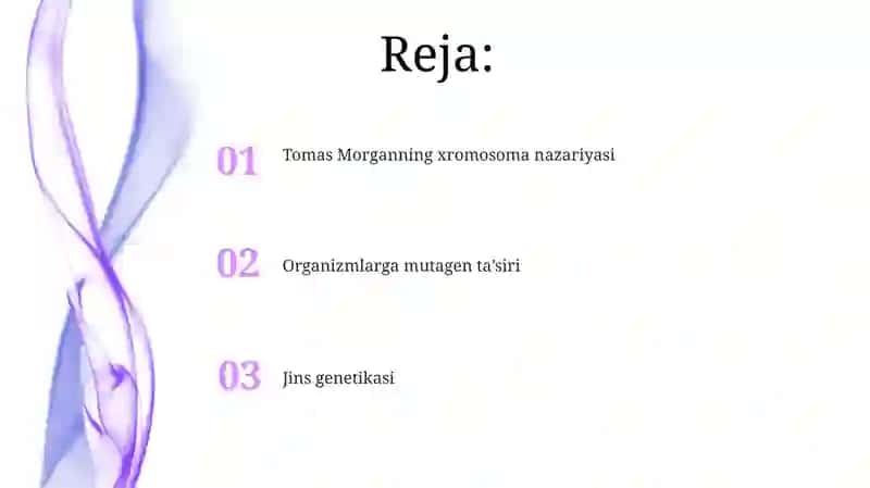 Tomas Morganning xromosoma nazariyasi 2