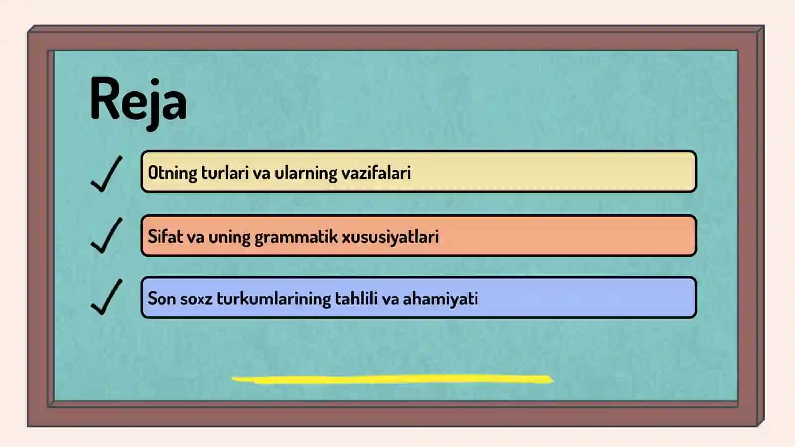 Ot,  sifat, son so‘z turkumlari 2