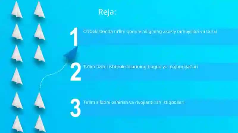 Taʼlim qonuniyatlari 2
