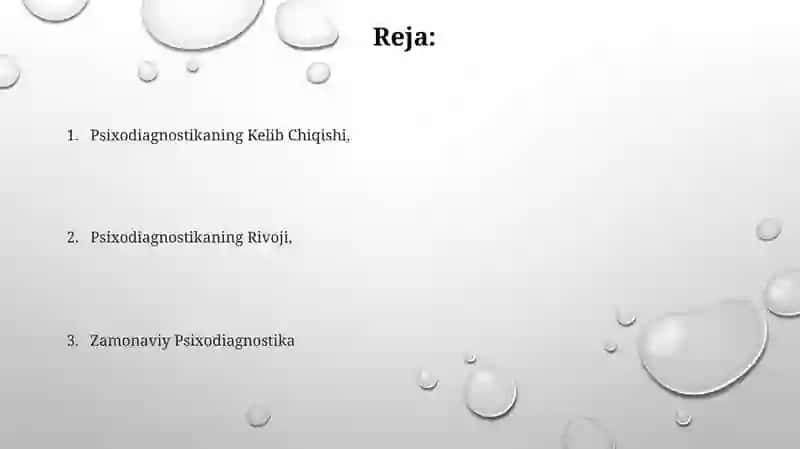 Psixodianostika Fanining Tarixi 2