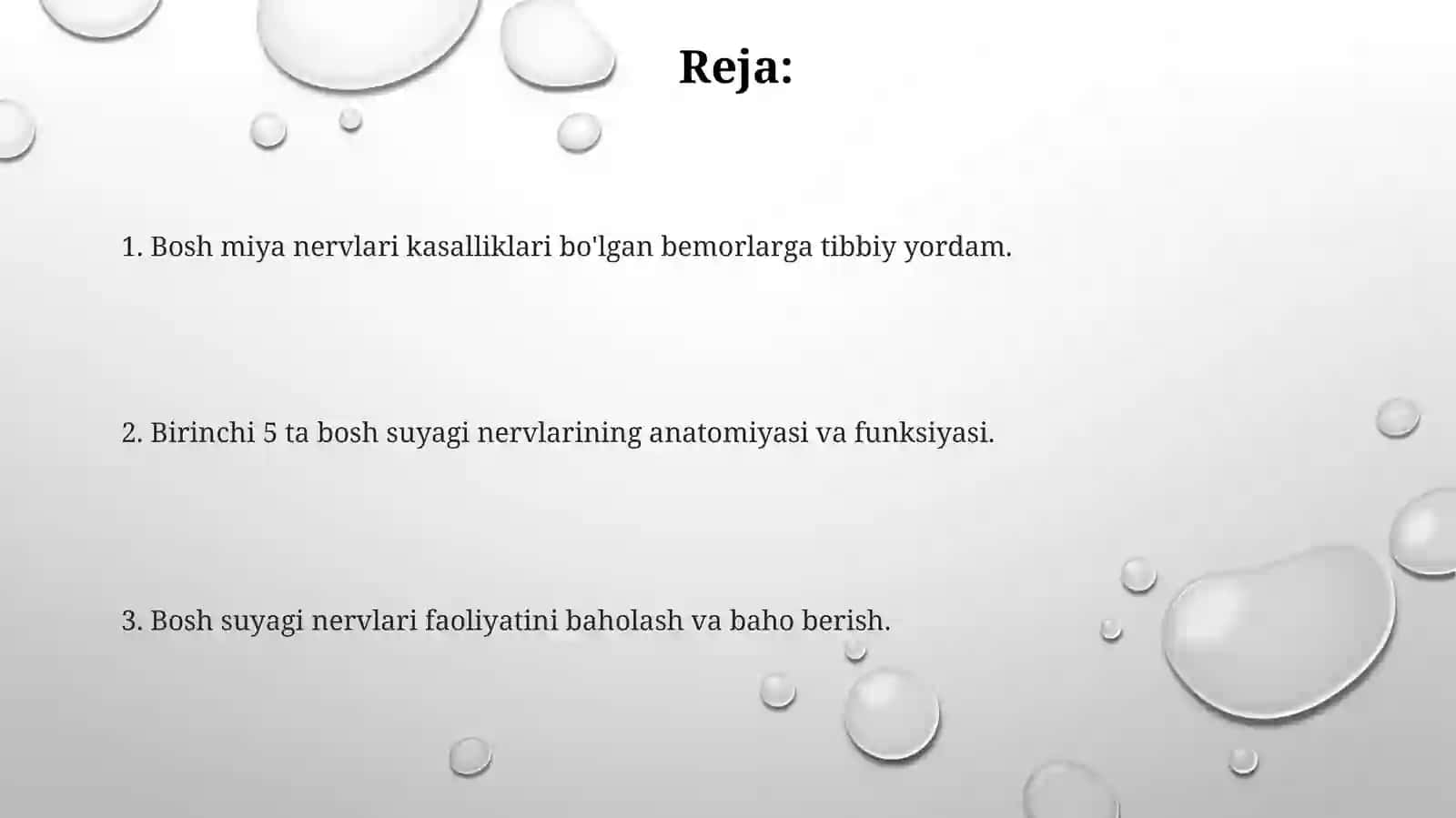 Bosh miya nervlari 2