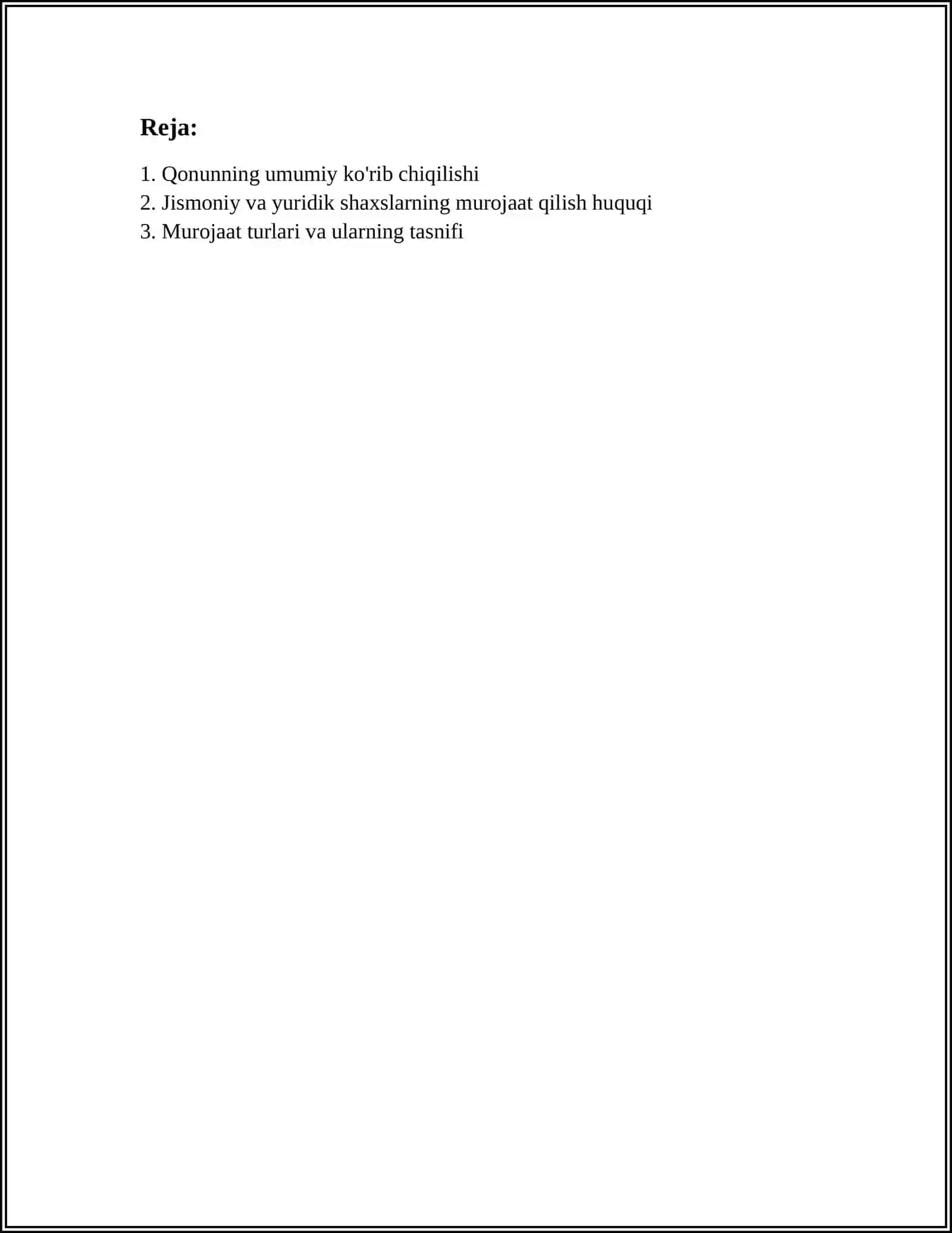 JISMONIY VA YURIDIK SHAXSLARNING MUROJAATLARI TOʻGʻRISIDA QONUN BOʻYICHA TAQDIMOT 2