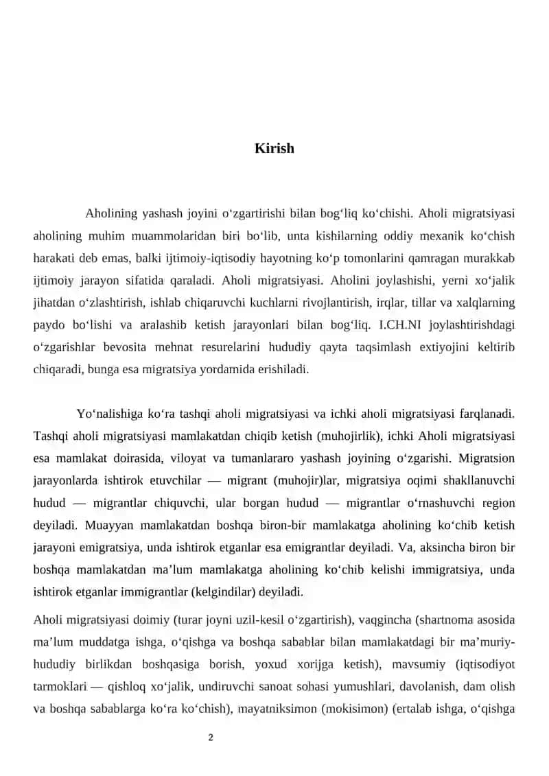 Ichki migratsiya 2
