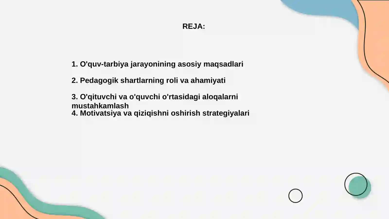 O'quv-tarbiya jarayonini takomillashtirishning pedagogik shartlari 2