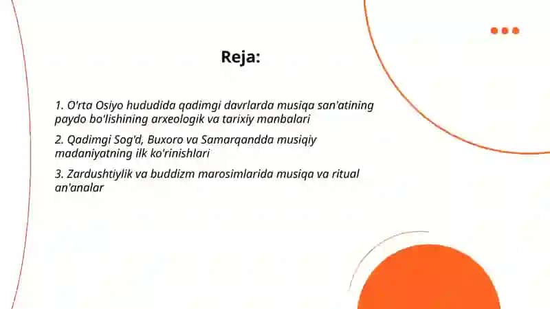Musiqa madaniyatining rivoji 2
