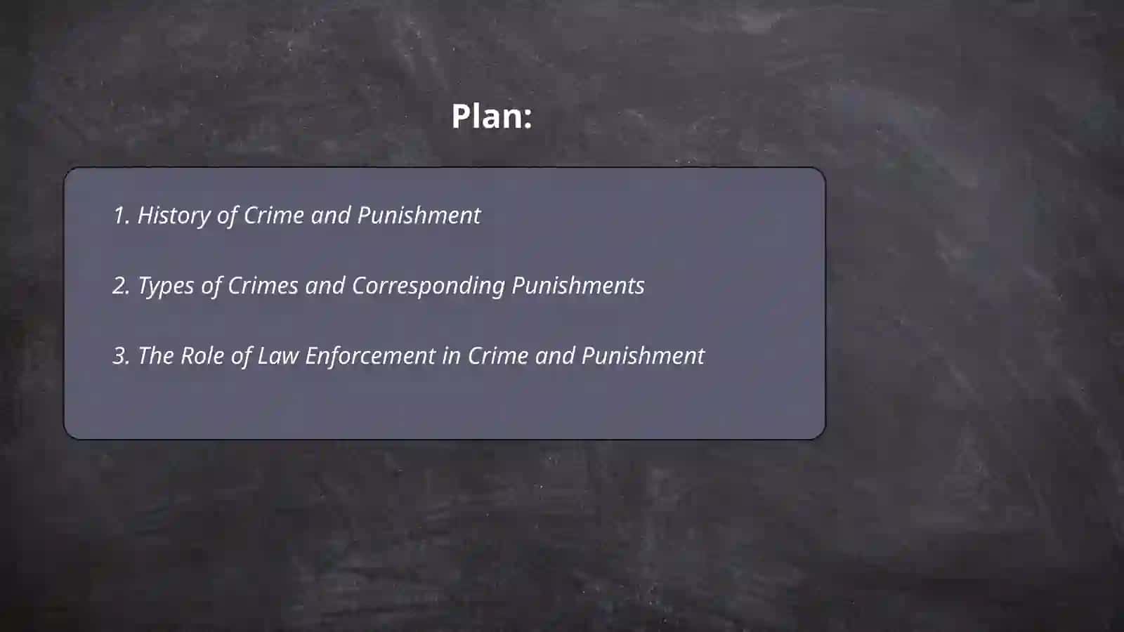 History of Crime and Punishment 2