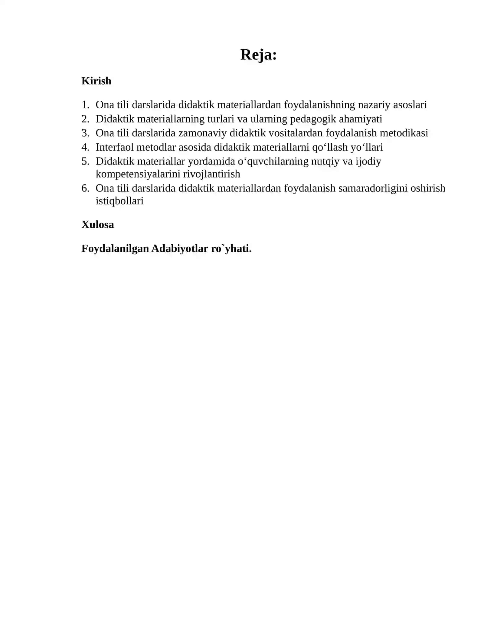 Ona Tili Darslarida Didaktik Materiallardan Foydalanish 2