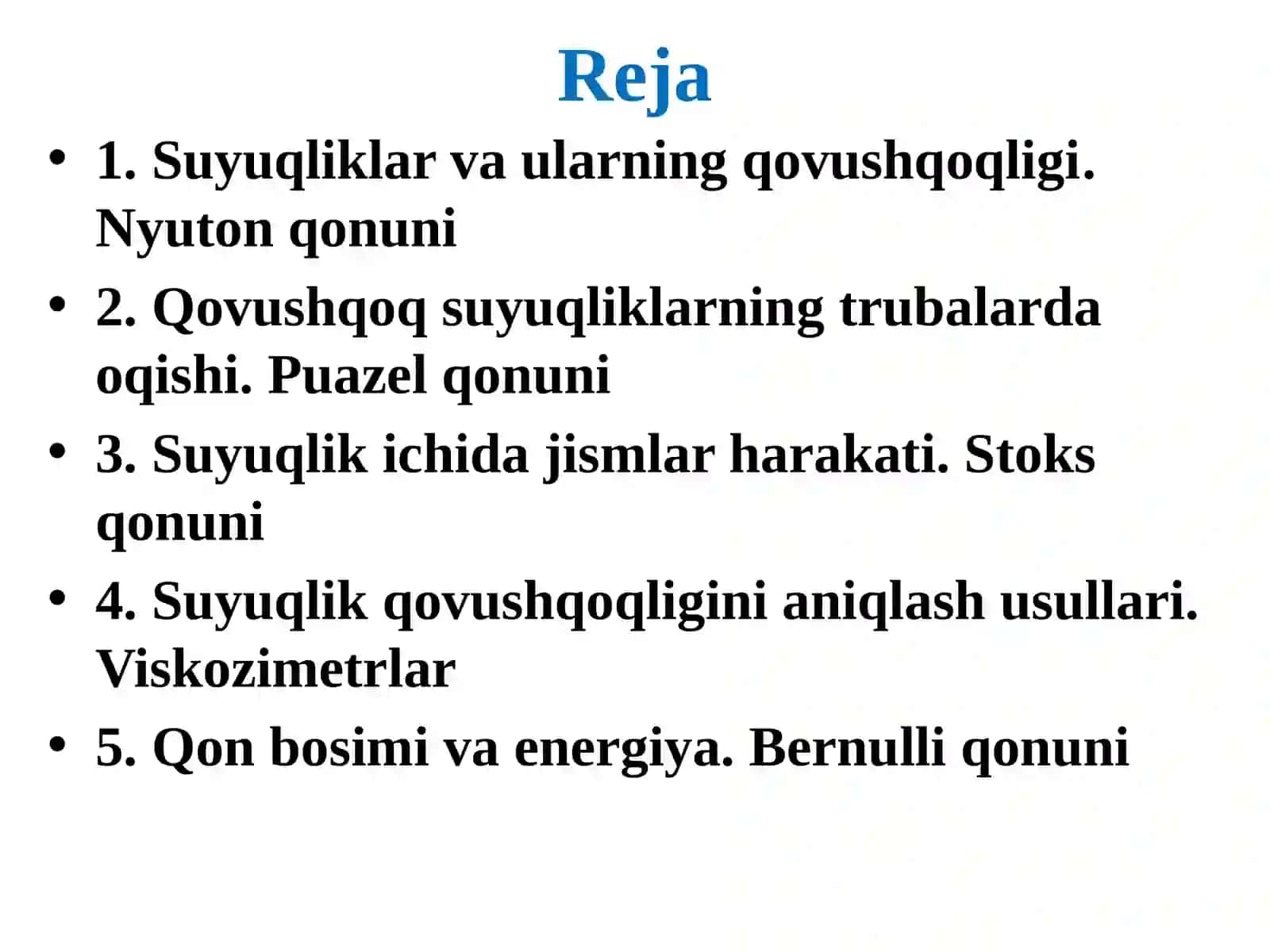 Qon aylanishining biofizik asoslari 2